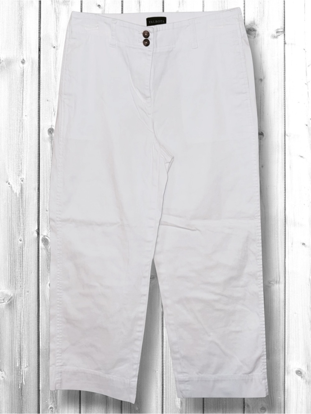 🌼TALBOTS WHITE NEW ENGLAND CHINO PANTS